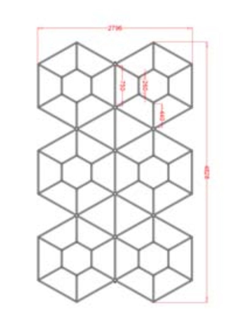 Hexagon LED Beleuchtung APP6102