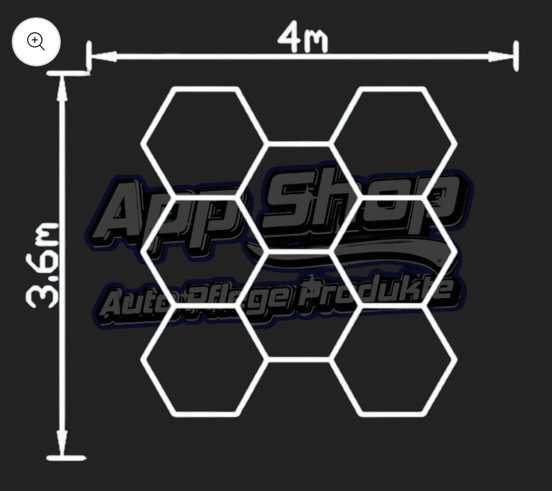 Hexagon LED Beleuchtung APP-HX-8